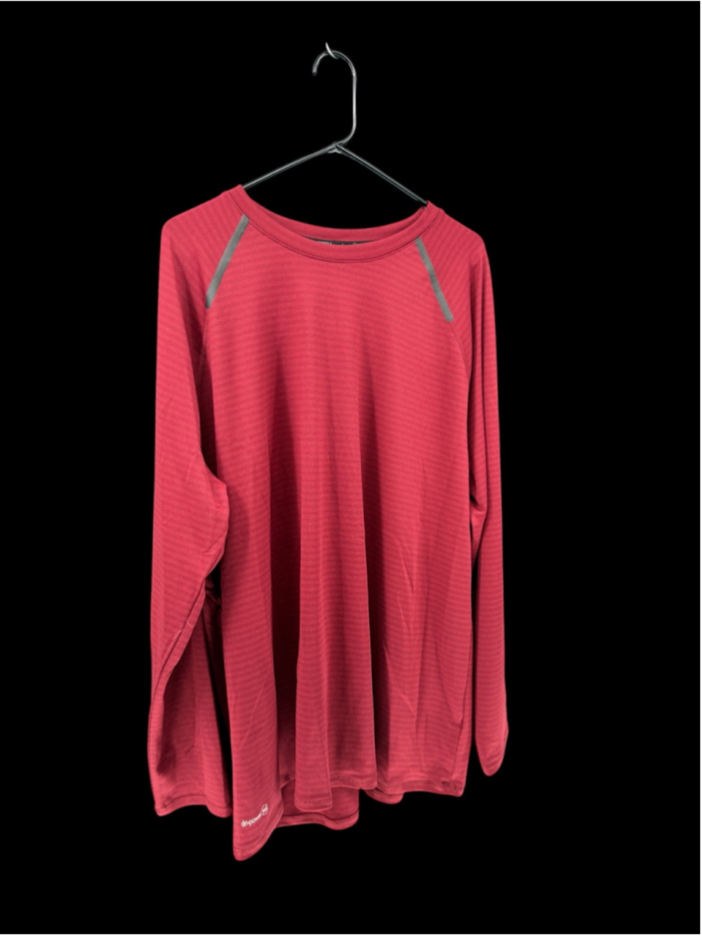 Men's Russell Long Sleeve Training Tee Red XXL